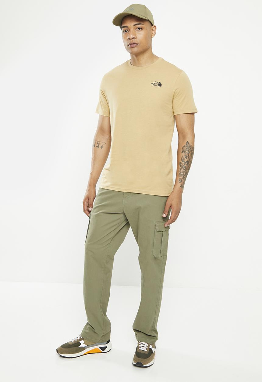 The North Face - M short sleeve simple dome tee - khaki stone