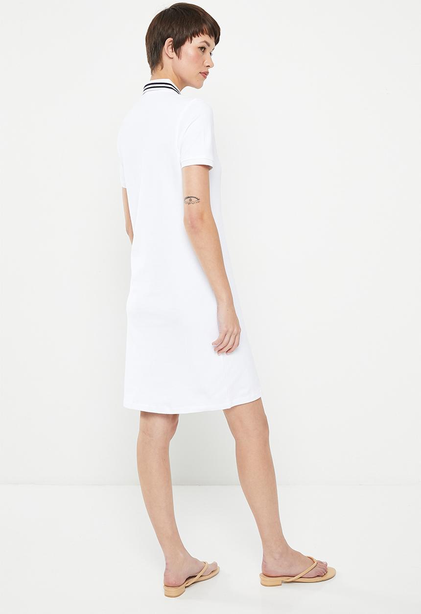 POLO - Leah golfer dress - white