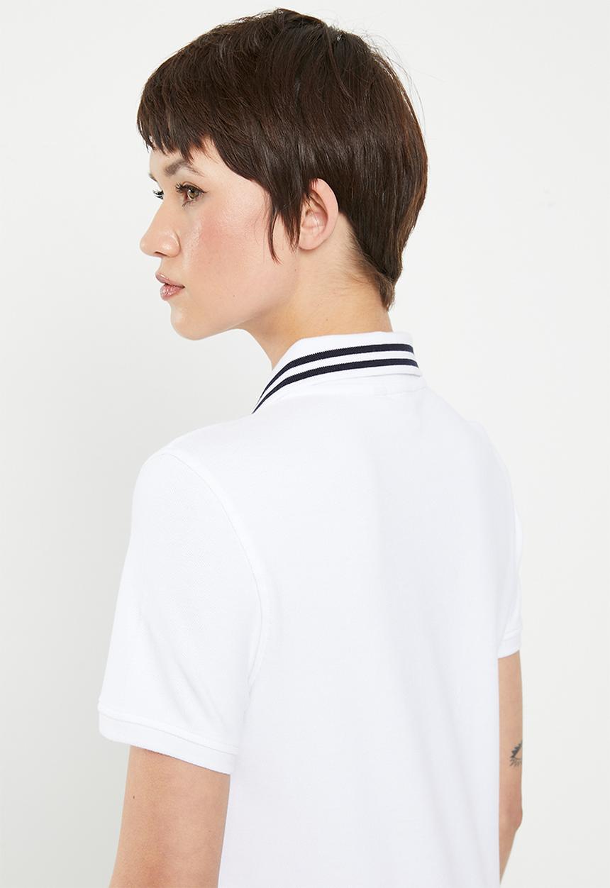 POLO - Leah golfer dress - white