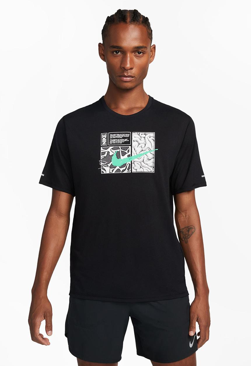 Nike - Nike dry fit top dye - black 