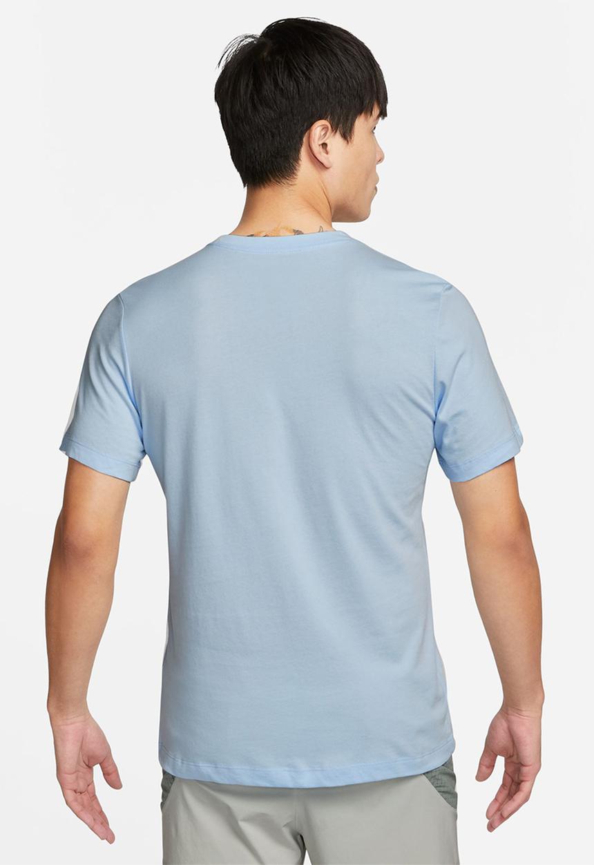 Nike - Nike df tee trail fs - celestine blue 