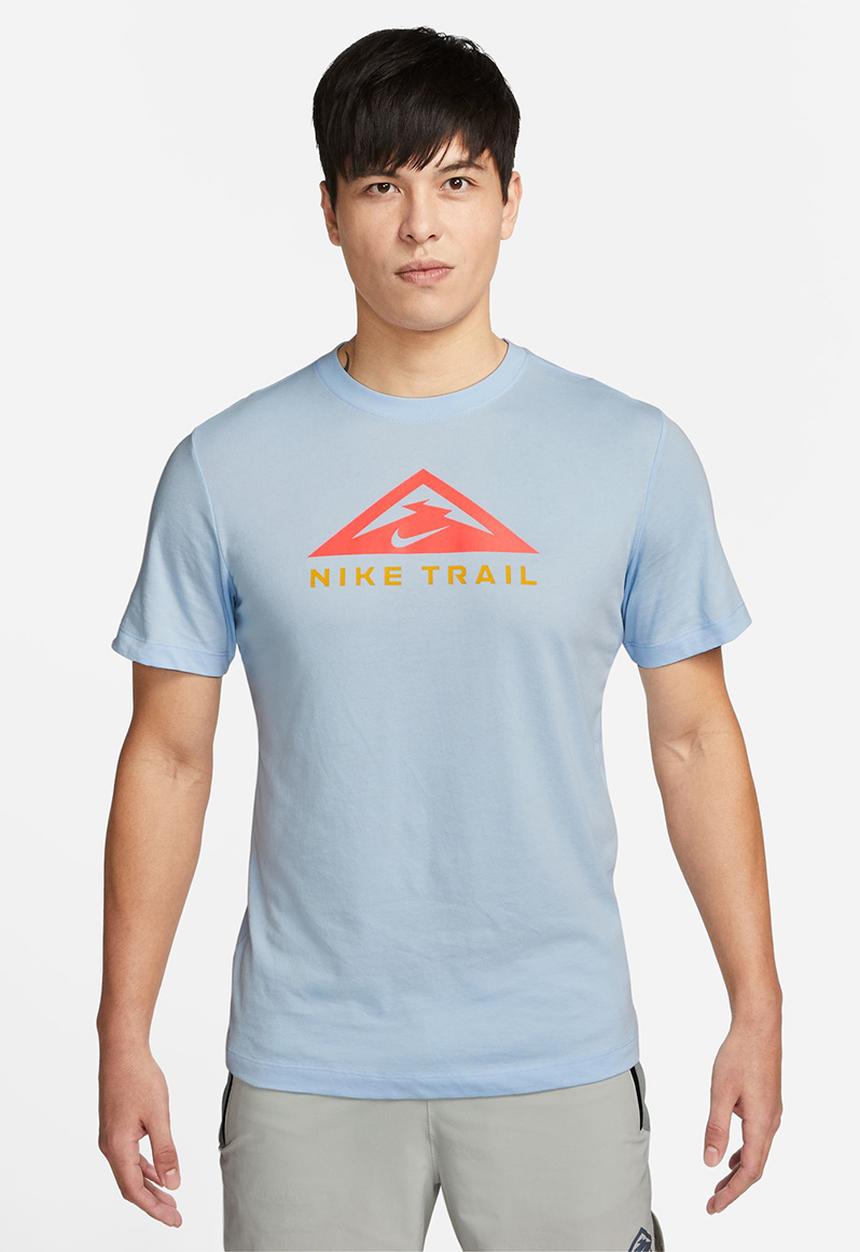 Nike - Nike df tee trail fs - celestine blue 