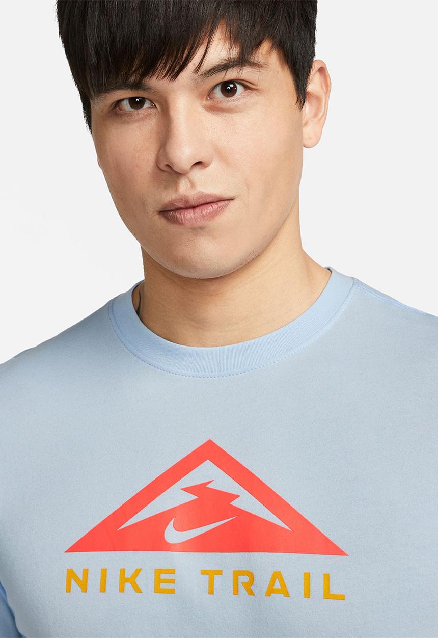 Nike - Nike df tee trail fs - celestine blue 