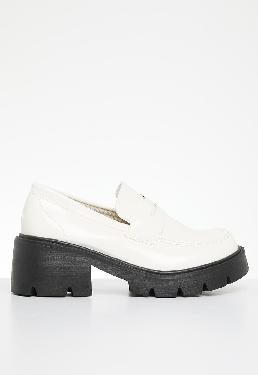 Superbalist - Irina chunky high loafer - white