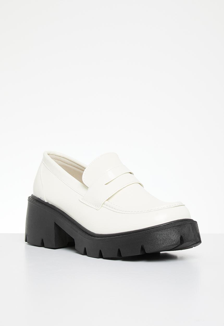 Superbalist - Irina chunky high loafer - white