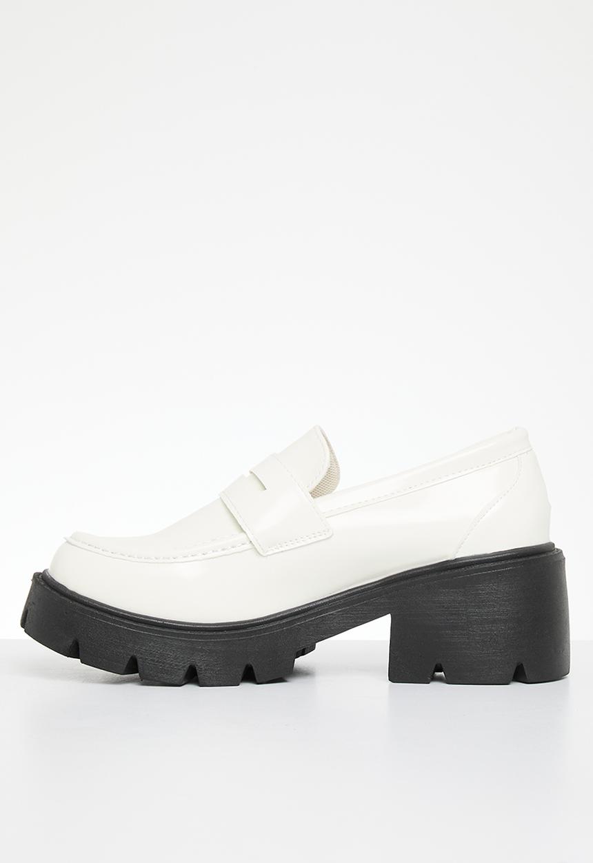 Superbalist - Irina chunky high loafer - white