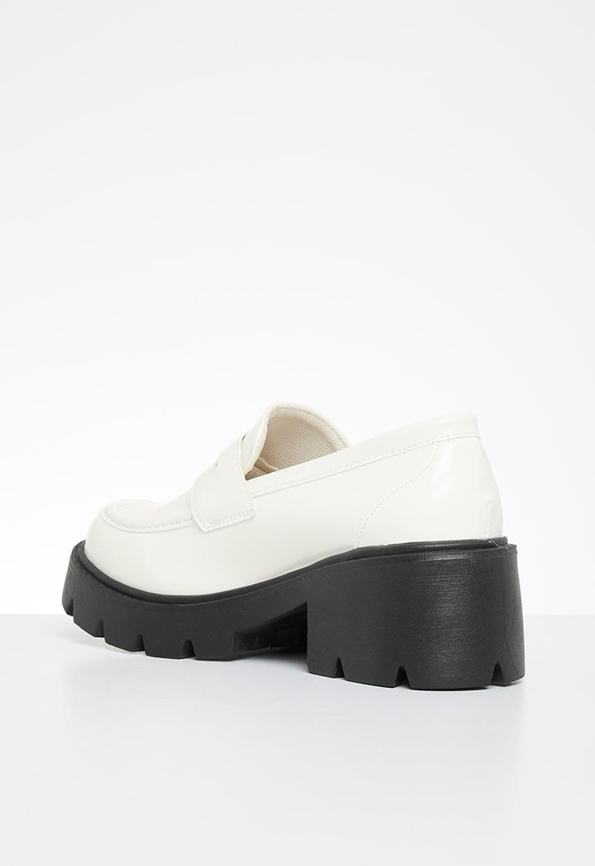 Superbalist - Irina chunky high loafer - white