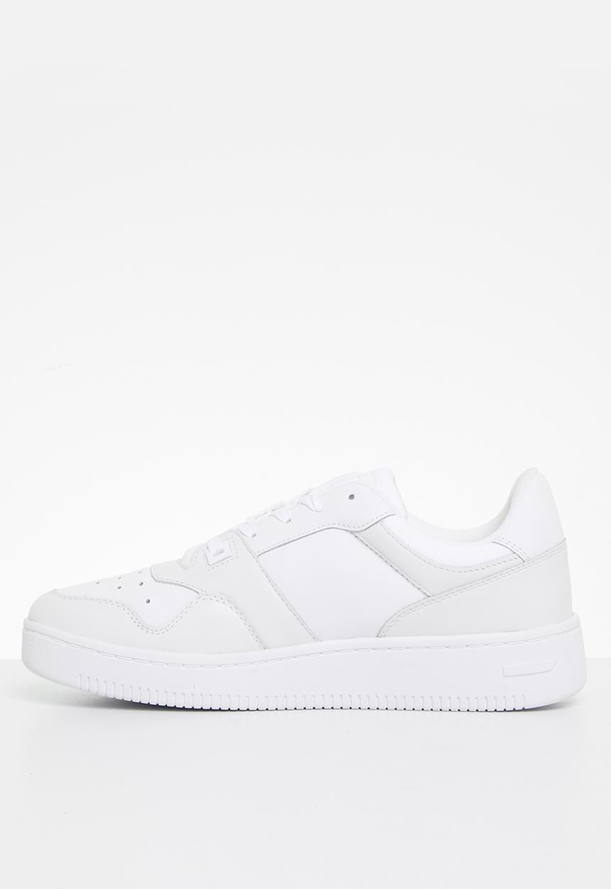 Tommy Hilfiger - Tommy jeans leather retro basket sneaker - white 