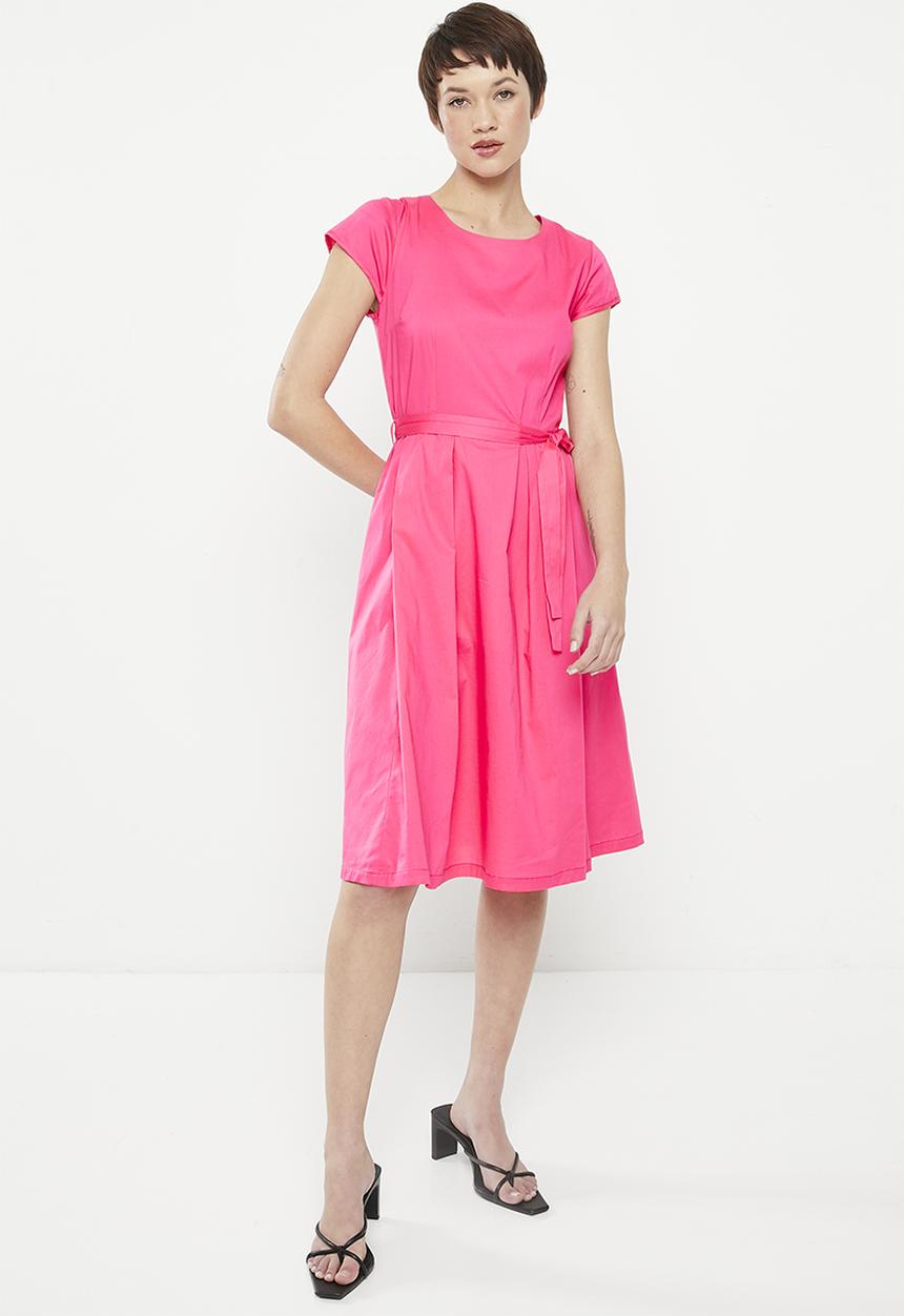 AMANDA LAIRD CHERRY - Amarelo - fuchsia poplin