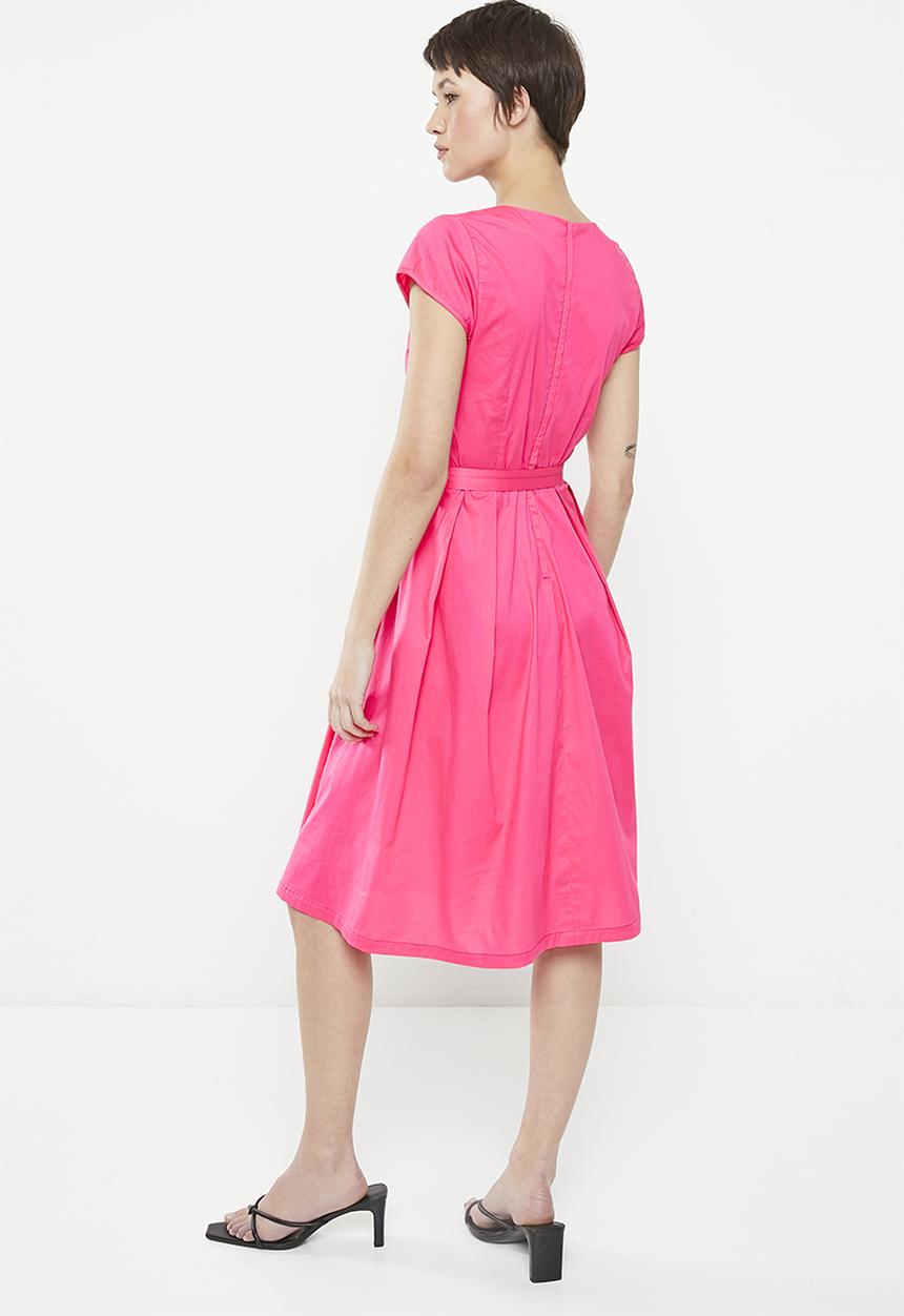 AMANDA LAIRD CHERRY - Amarelo - fuchsia poplin