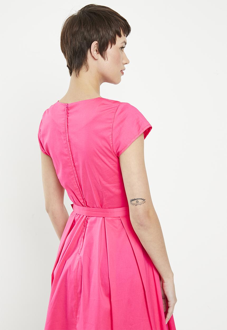 AMANDA LAIRD CHERRY - Amarelo - fuchsia poplin
