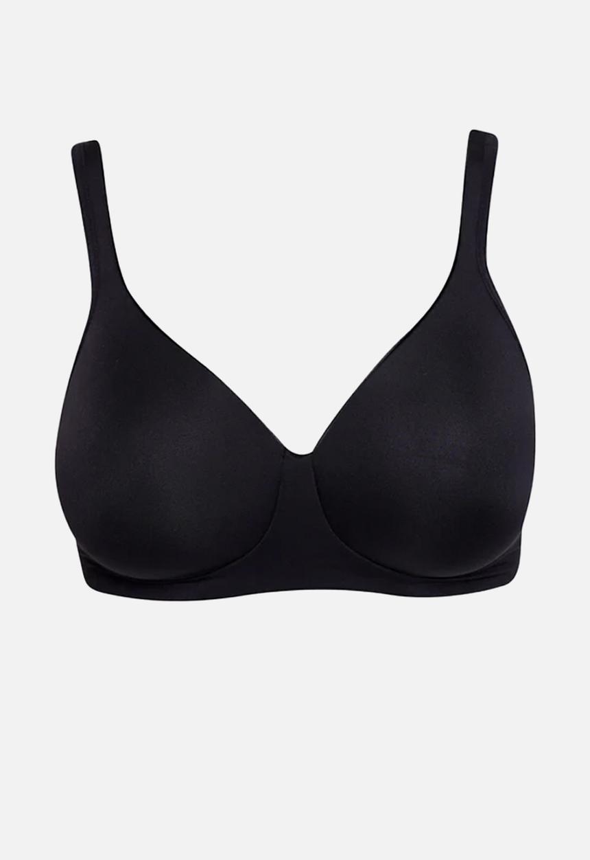 Jockey - Forever fit full coverage molded cup bra - black
