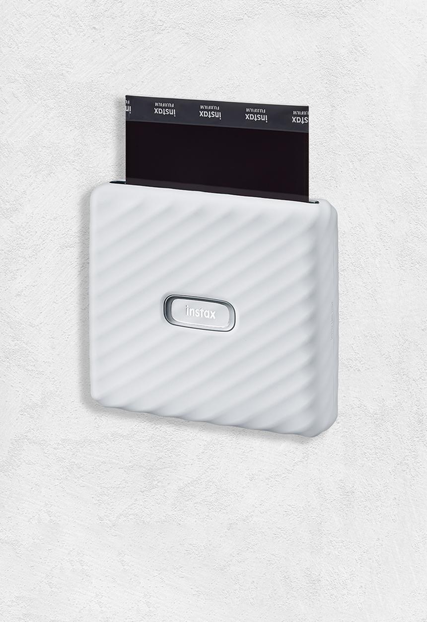 Fujifilm - Instax wide link printer - ash white