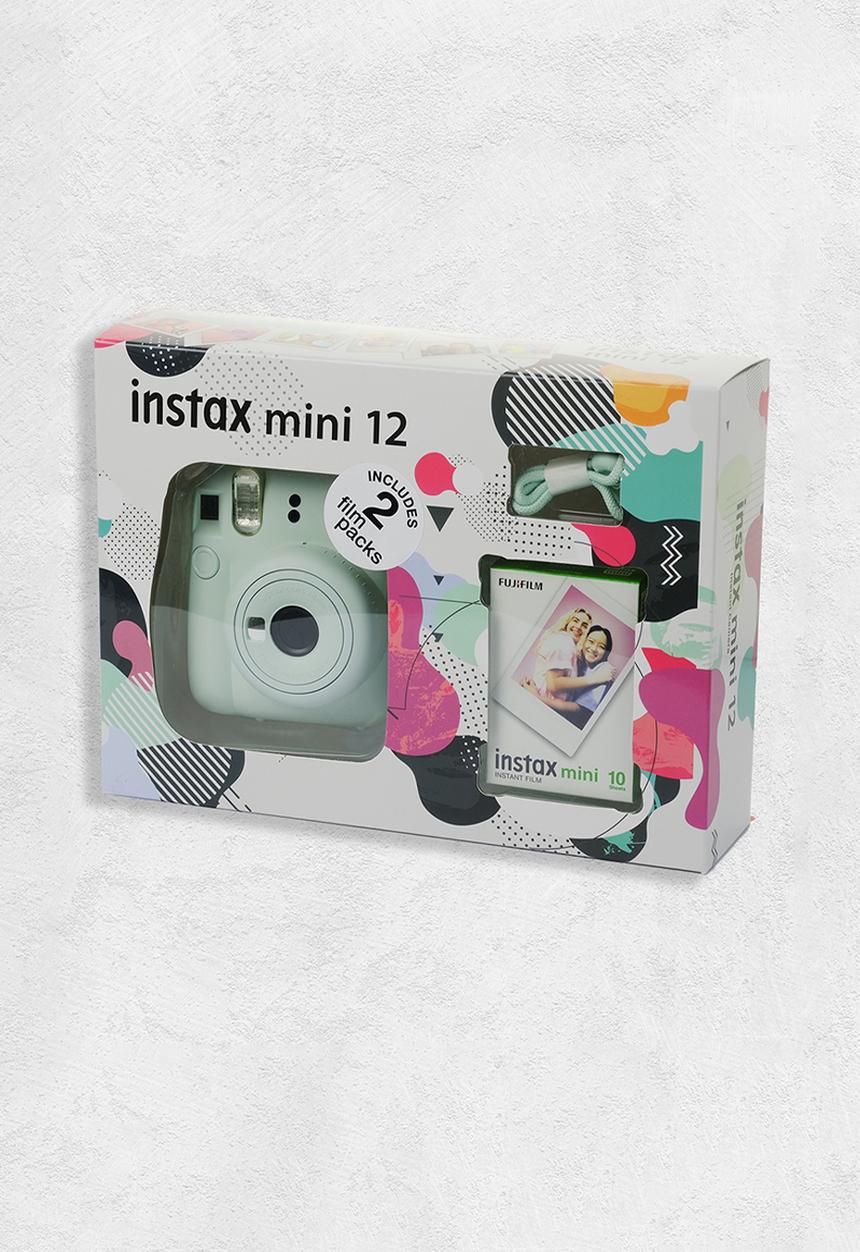 Fujifilm - Instax camera mini 12 Combo - green