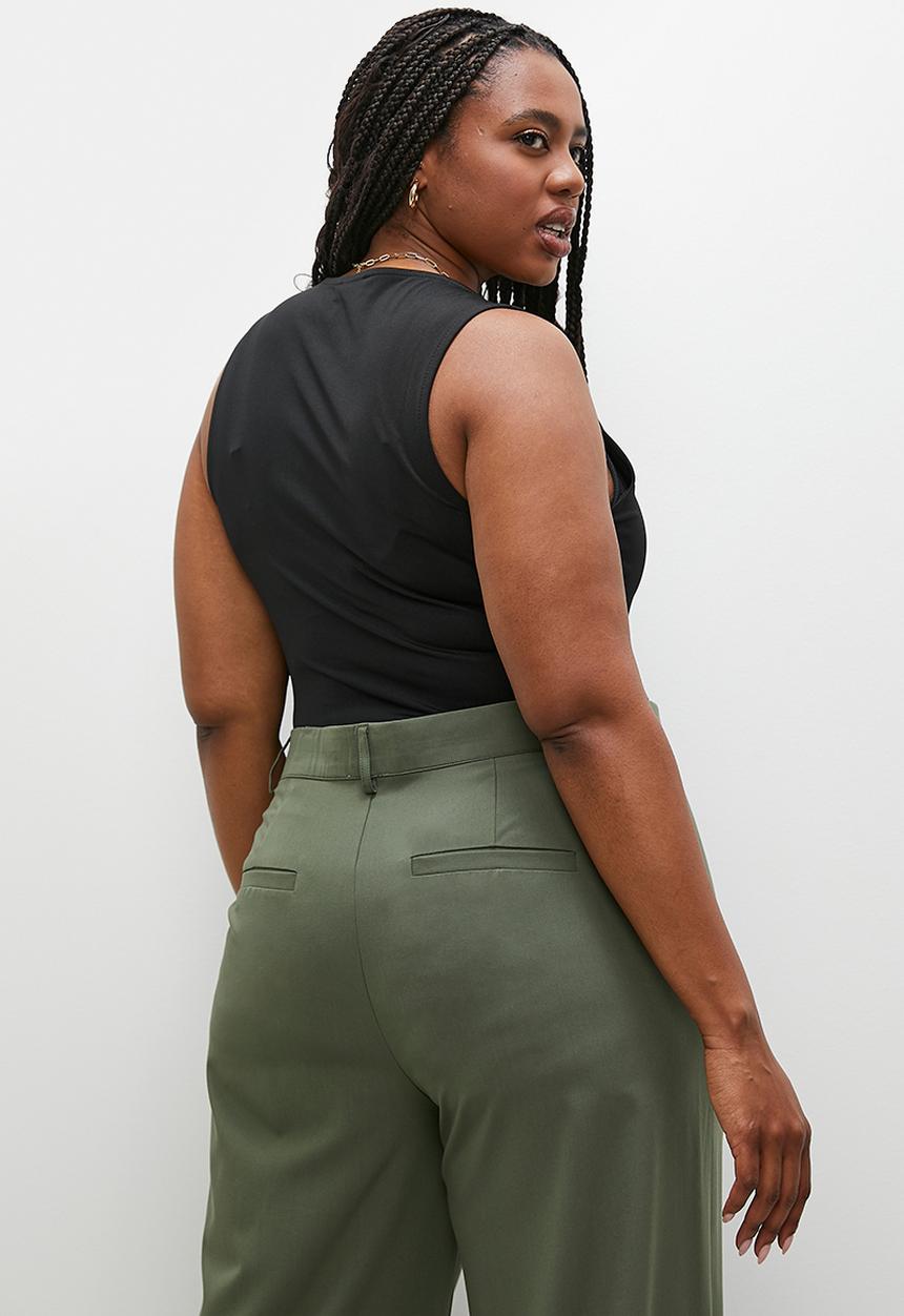 Superbalist - Single boatneck bodysuit - black