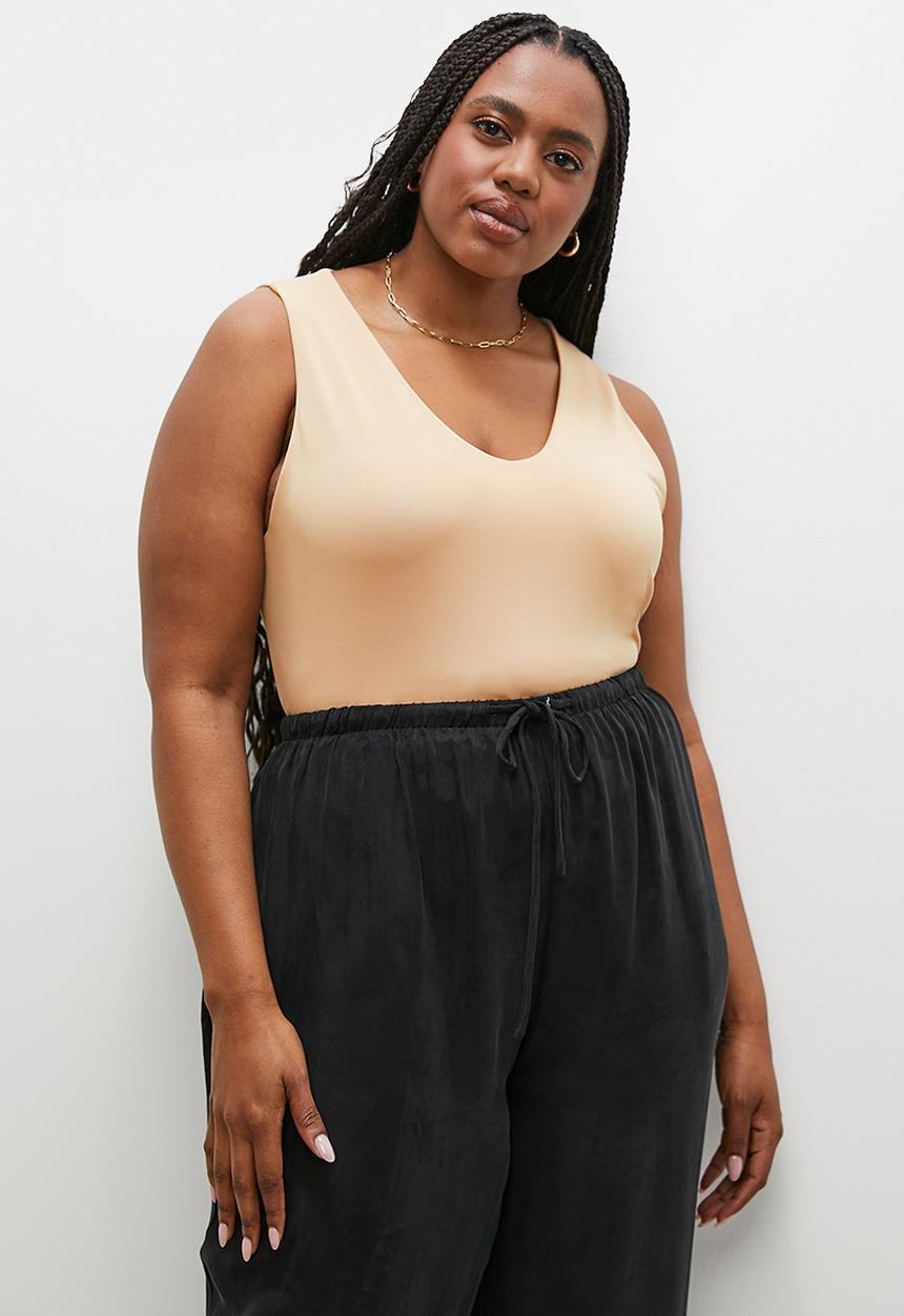 Superbalist - V neck vest - beige