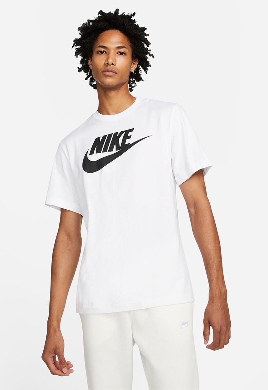 Nike - Nsw tee icon ft french fs - white & black 