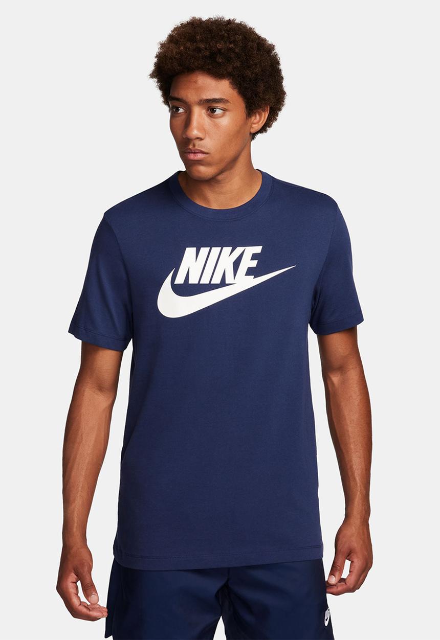 Nike - Nsw tee icon ft frnch fs - midnight navy & white 
