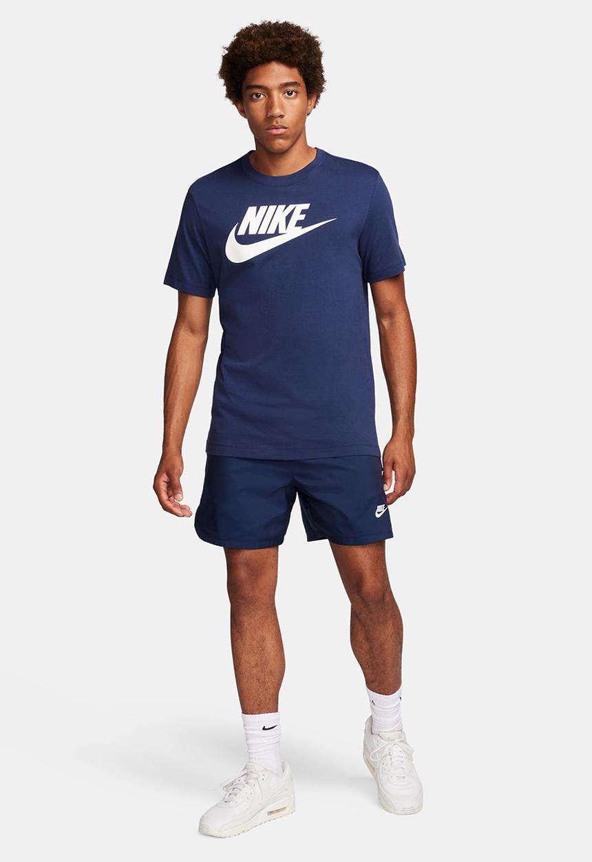 Nike - Nsw tee icon ft frnch fs - midnight navy & white 