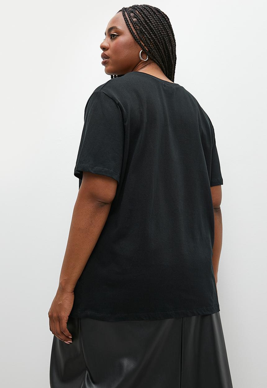Superbalist - Graphic novelty tee plus - black