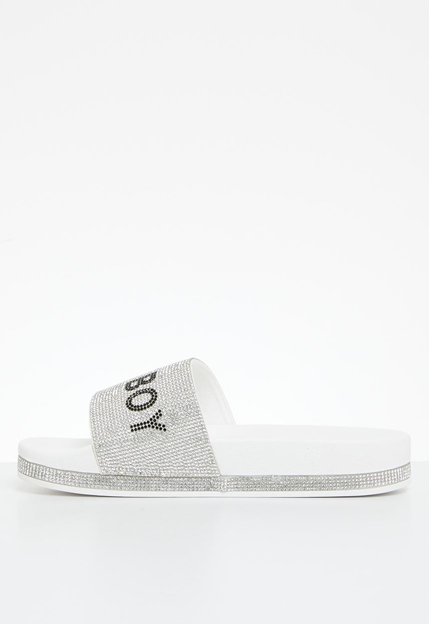 SISSY BOY - Bling slide - white