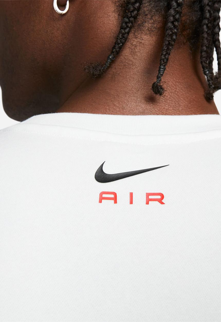 Nike - NSW  Air fleece crew-neck sweatshirt - summit white 