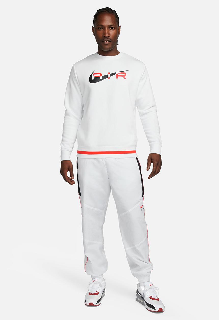 Nike - NSW  Air fleece crew-neck sweatshirt - summit white 