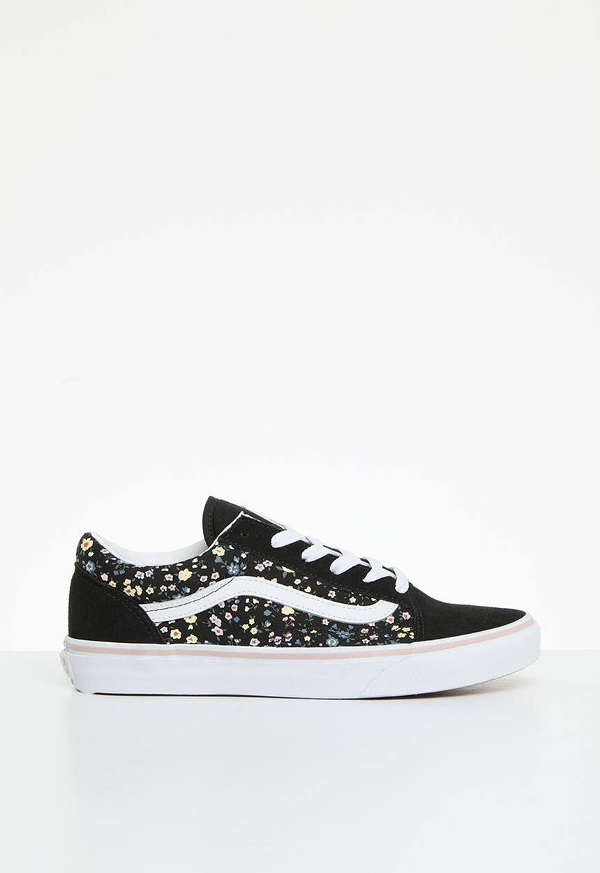 Vans - Jn old skool -  floral black/multi