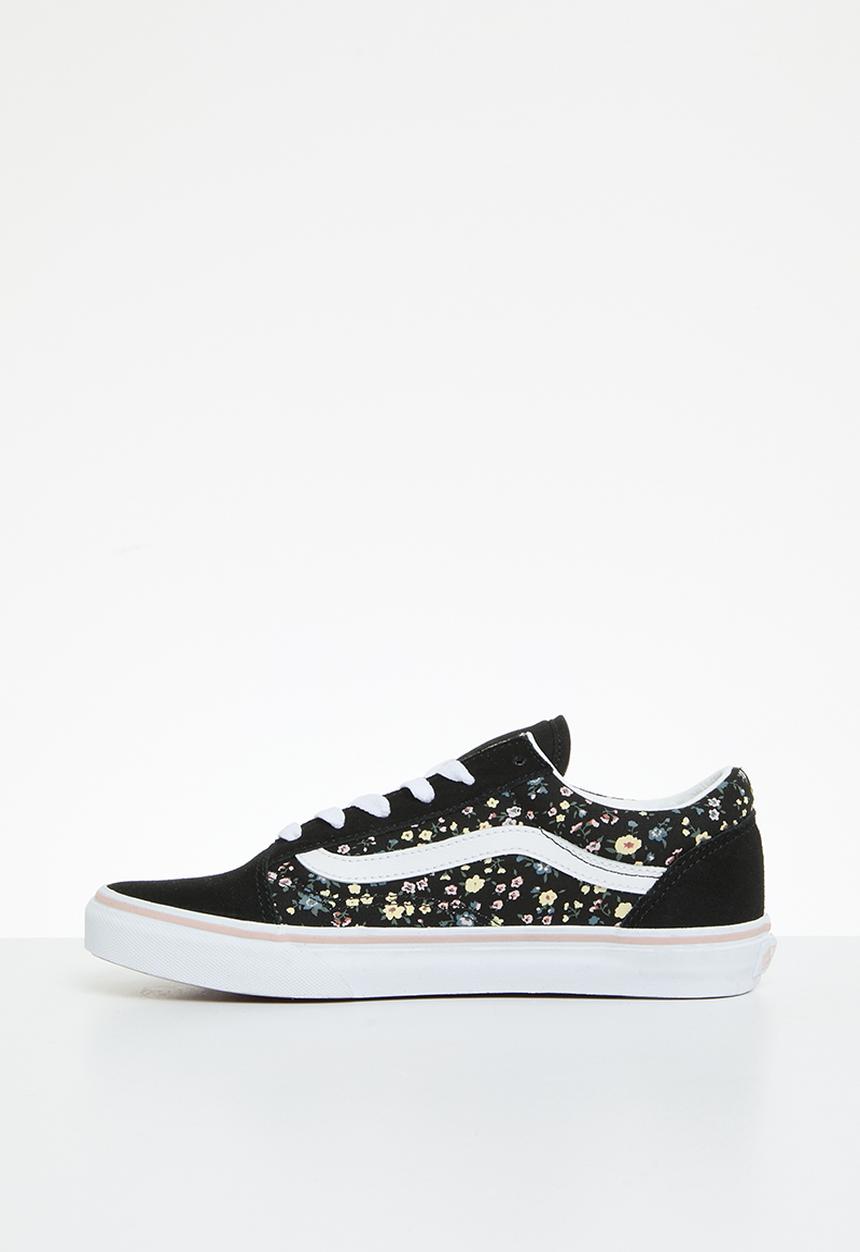 Vans - Jn old skool -  floral black/multi