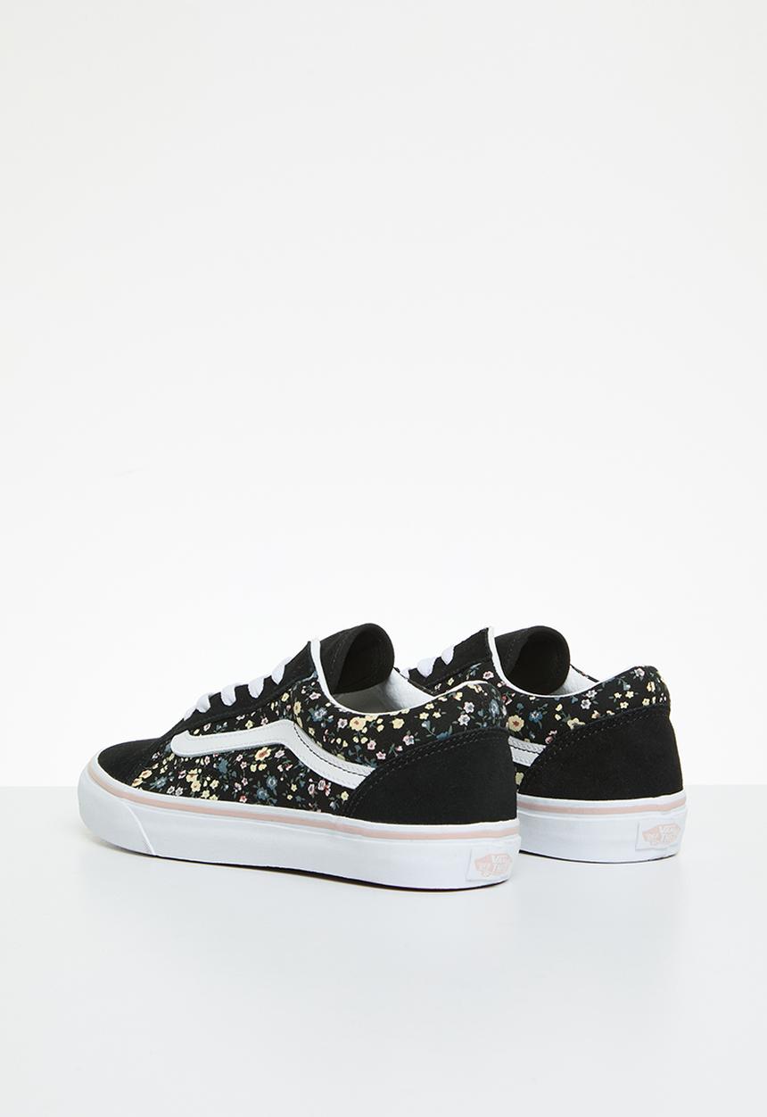 Vans - Jn old skool -  floral black/multi