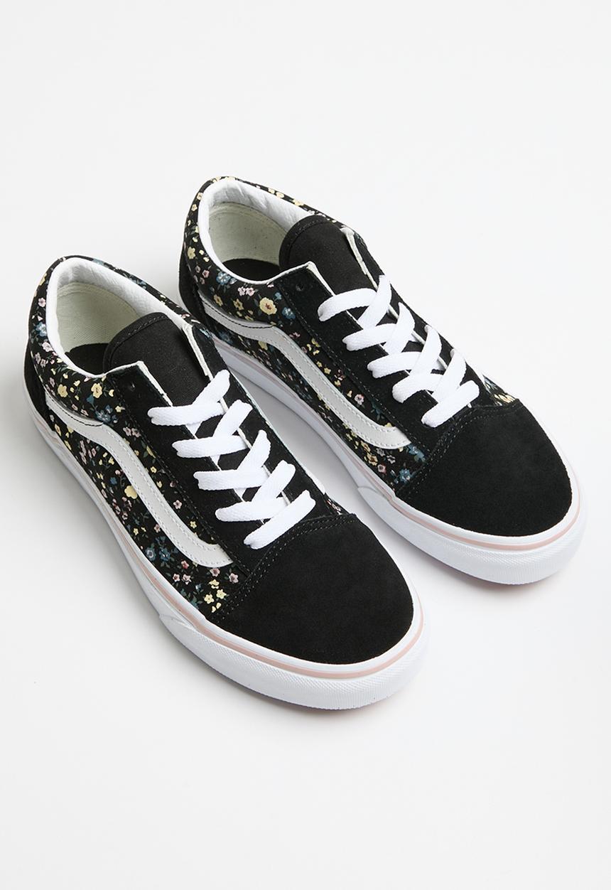 Vans - Jn old skool -  floral black/multi