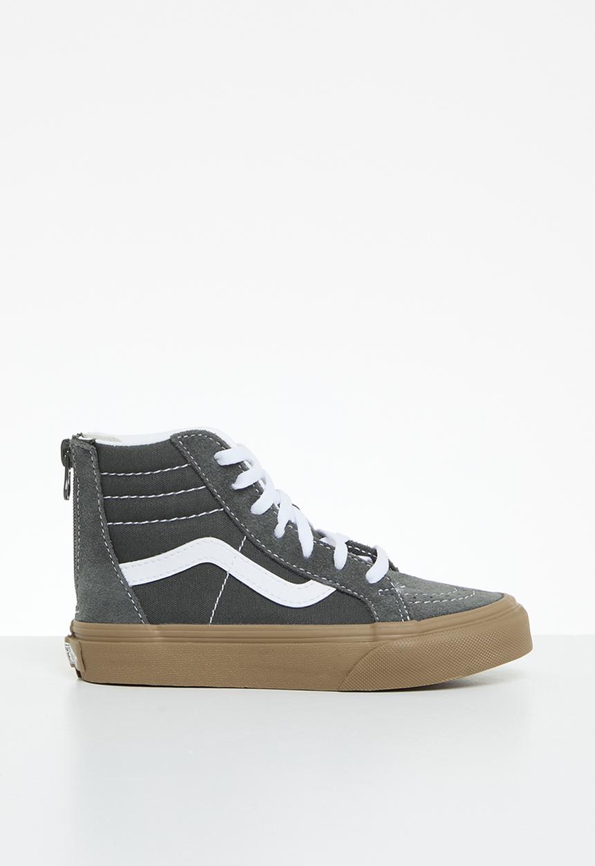 Vans - Uy sk8-hi zip -  gum grey & true white