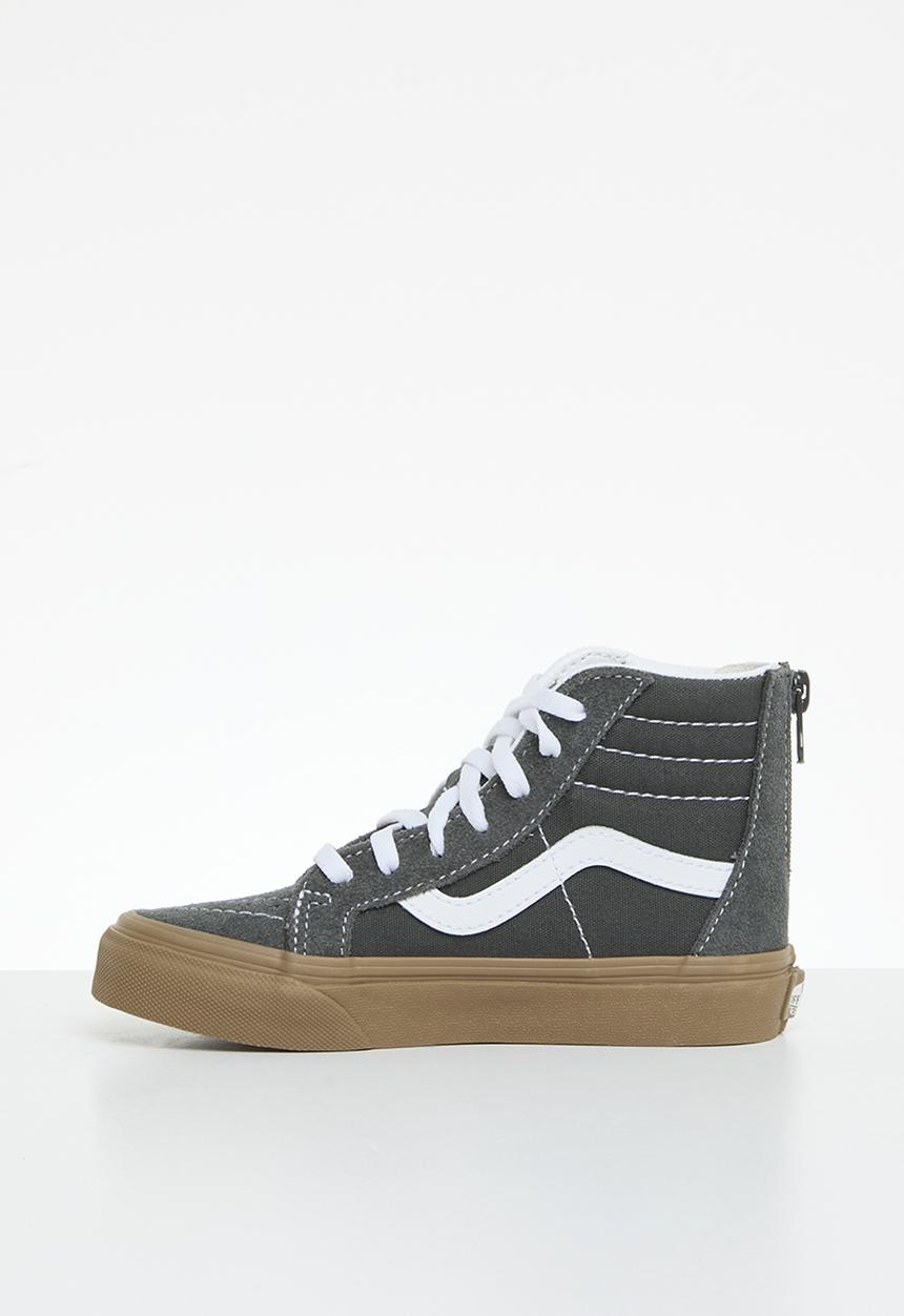 Vans - Uy sk8-hi zip -  gum grey & true white