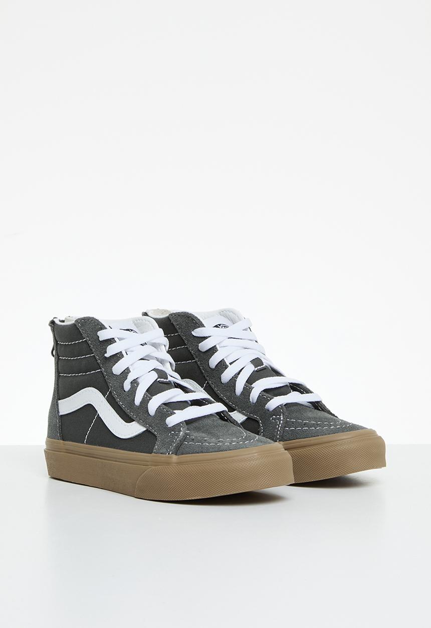 Vans - Uy sk8-hi zip -  gum grey & true white