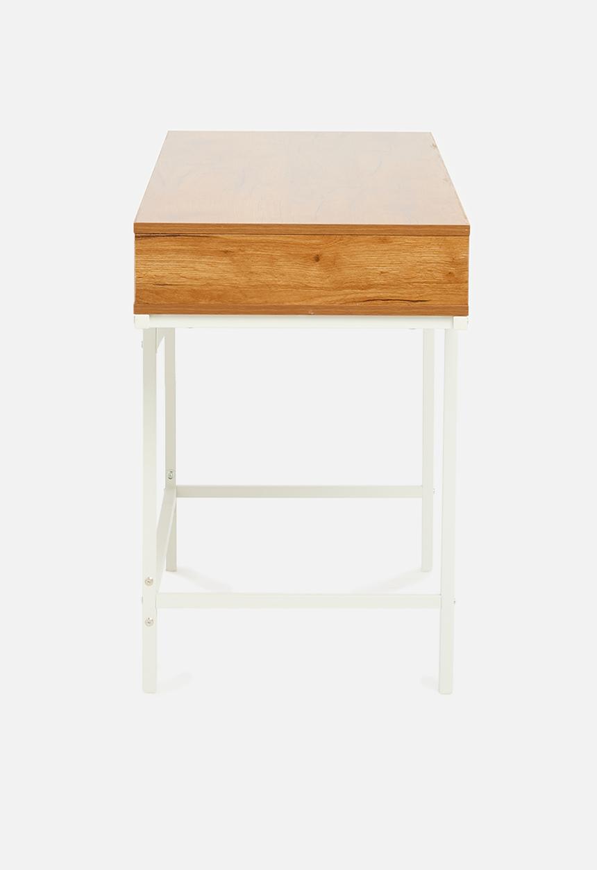 Sixth Floor - Lara desk - white & natural