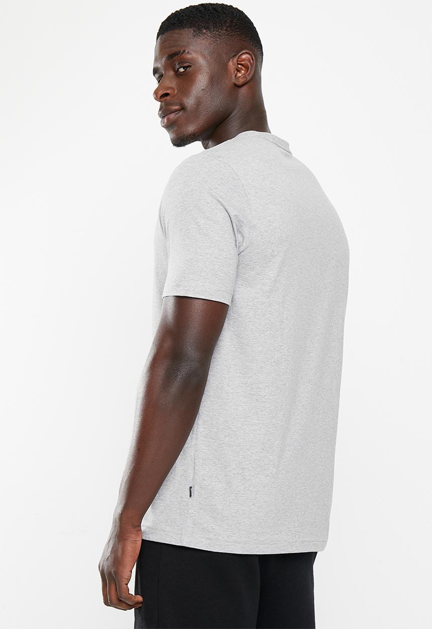 PUMA - Ess+ 2 col small logo tee - light gray heather