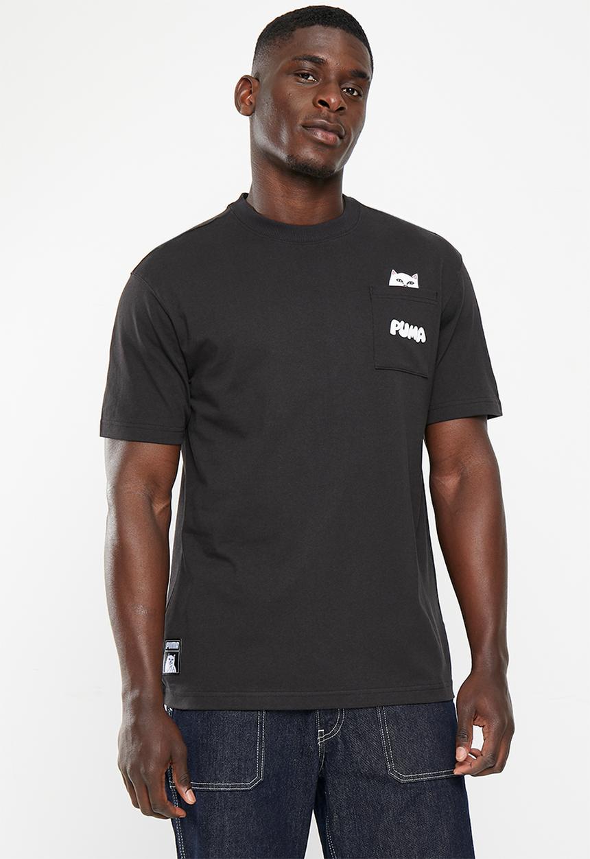 PUMA - Puma x ripndip pocket tee - puma black