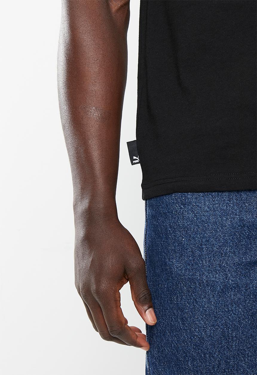 PUMA - Graphics puma production tee - puma black