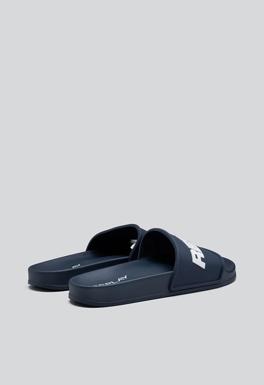 Replay - Up emboss slide - navy