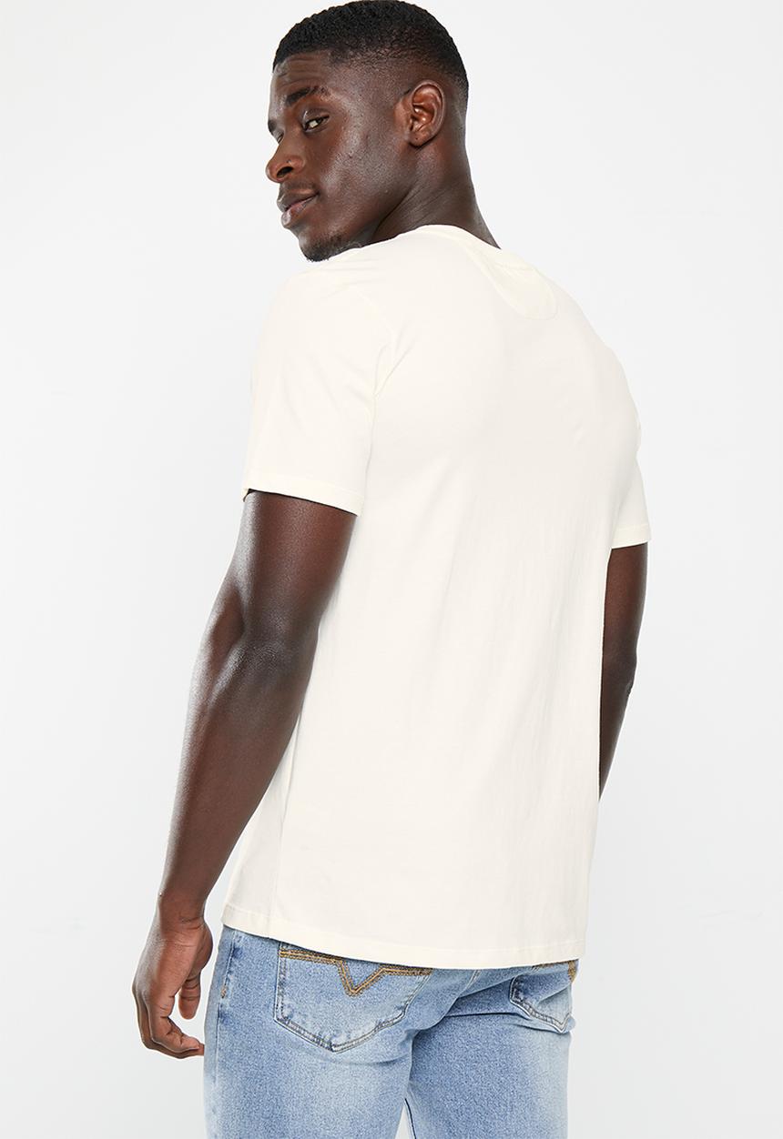 Vertigo - Mens vertigo core enzyme washed tee short sleeve - star white