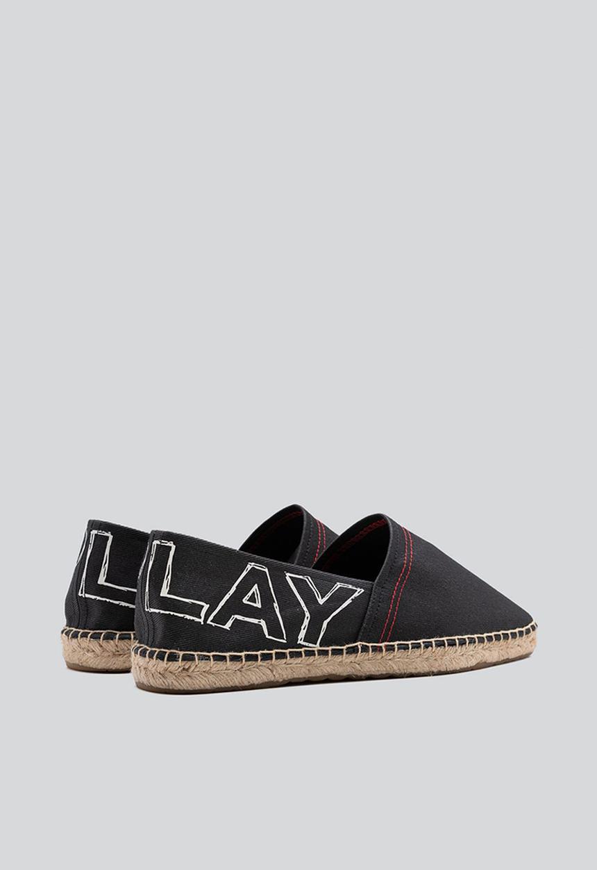Replay - Cabo print espadrille - black