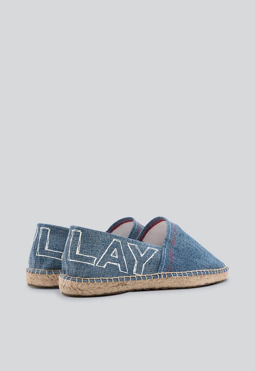 Replay - Cabo print espadrille - denim