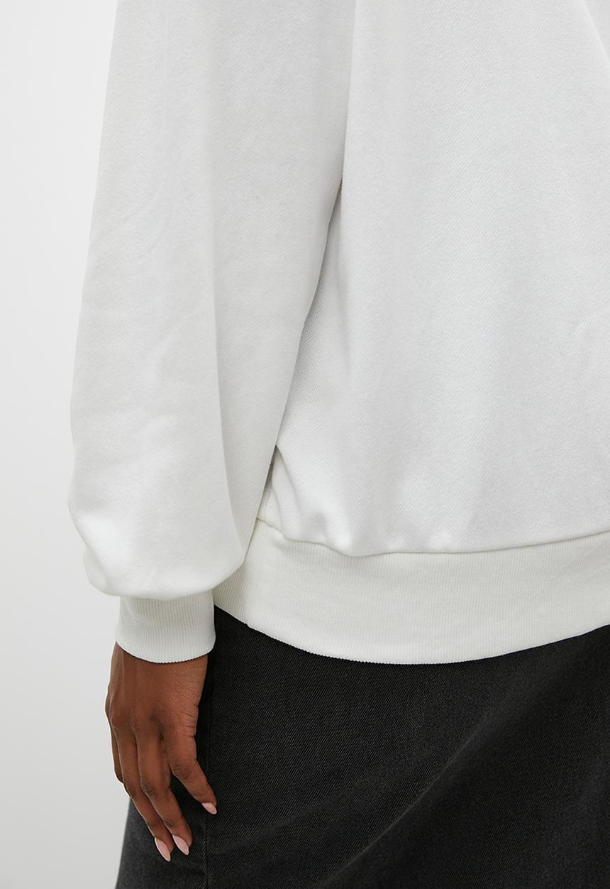 Superbalist - Half zip sweat - ecru