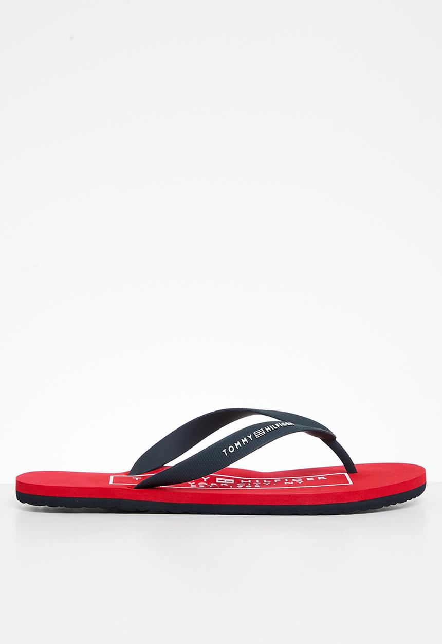 Tommy Hilfiger - Rubber hilfiger beach sandal - desert sky