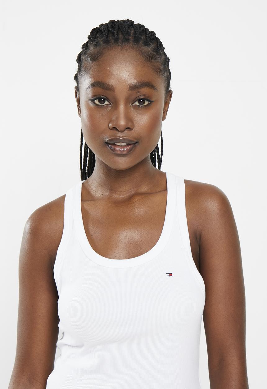 Tommy Hilfiger - Tank top PJ set - white/nola stripe blue