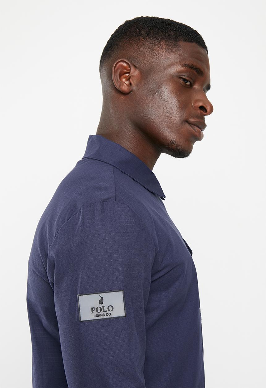 POLO - Mens pjc zip through jacket - navy