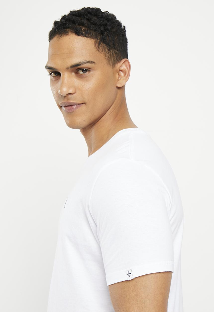 Original Penguin - Flat embroidery tee - white