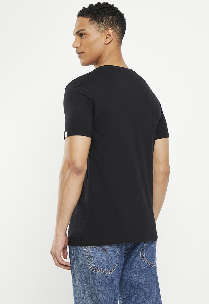 Original Penguin - Logo stamp tee - black