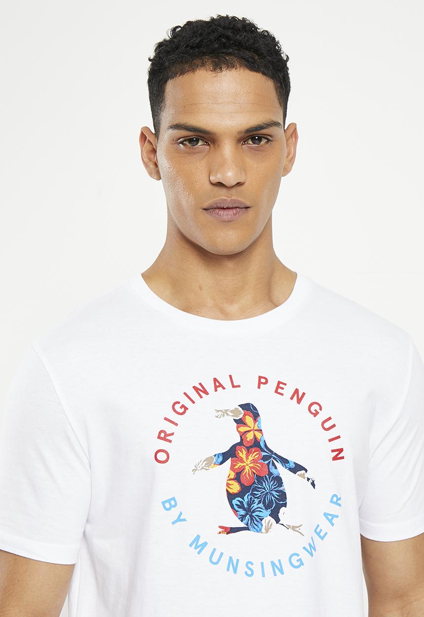Original Penguin - Stamp pete tee - white 