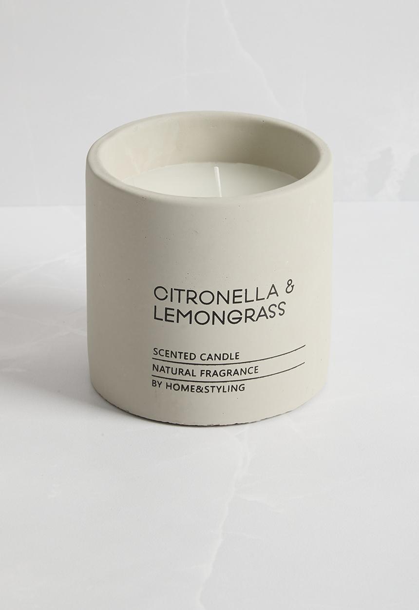 H&S - Citronella candle - ecru